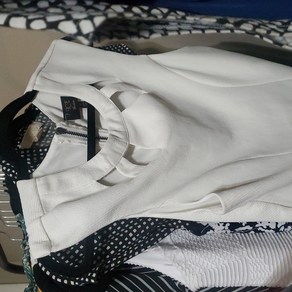 ICE White Cutout Blouse